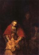 REMBRANDT Harmenszoon van Rijn The Return of the Prodigal son USA oil painting reproduction